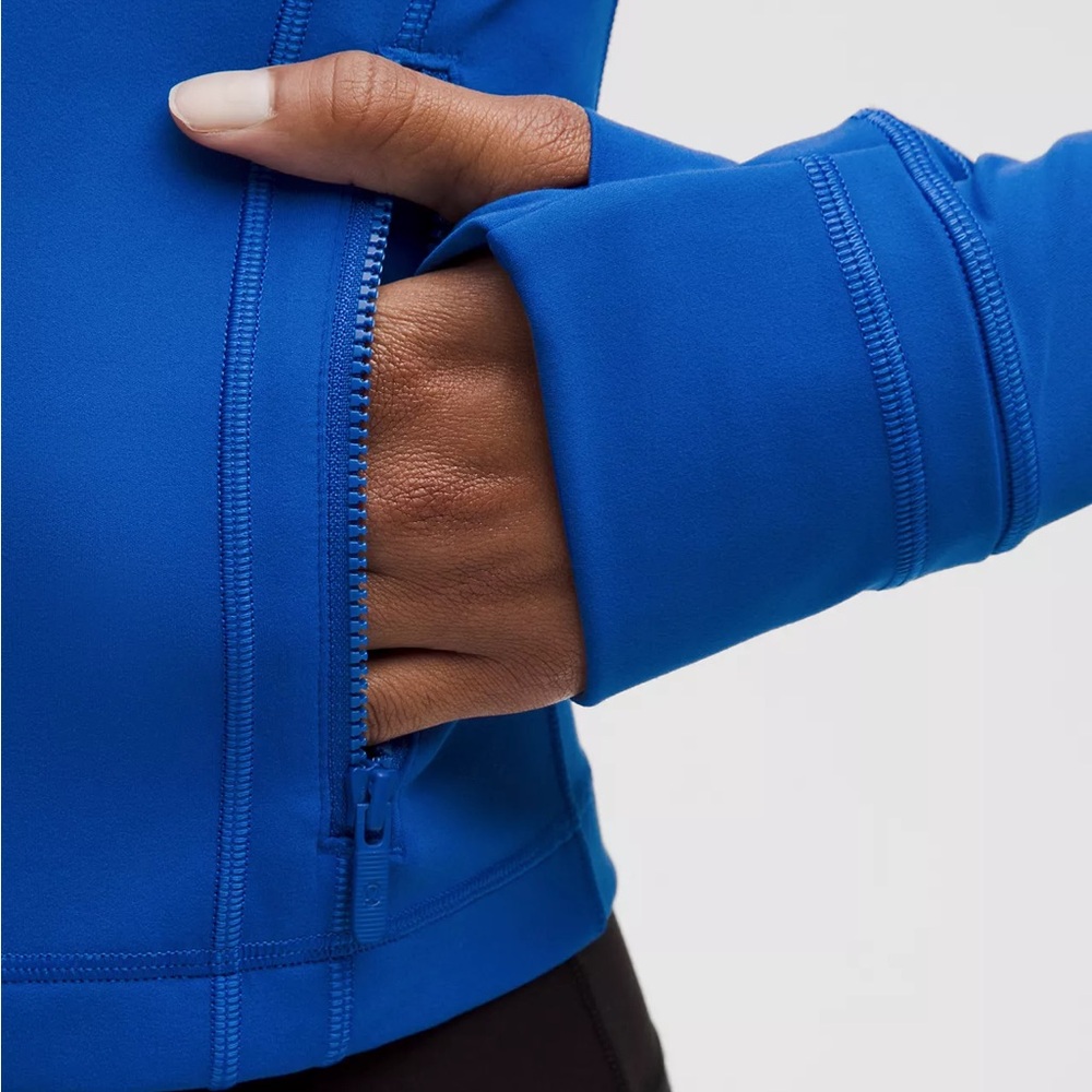 Galactic Cobalt Define Cropped Jacket Nulu Lululemon - Picture 10 of 12